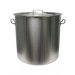Olla reforzada de 71 litros de acero inoxidable 