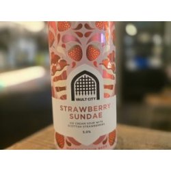 Vault City Brewing Strawberry Sundae