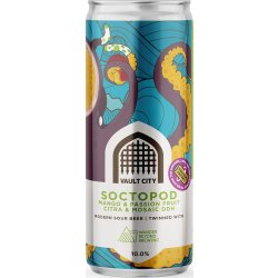 Vault City Soctopod (x Wander Beyond) Mango, Passionfruit Sour   - Quality Drops Craft Beer