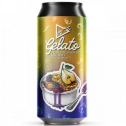 Funky Fluid Gelato: Pear & Blackberry Crumble