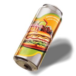 Sureshot Brewing  Greek Nathans Footlong Yoghurt Hotdogs Hazy Pale  4% 440ml Can - All Good Beer