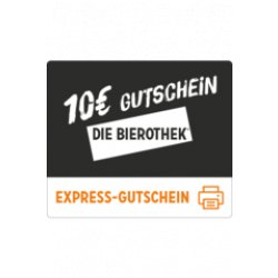 Die Bierothek® Express-Gutschein 10€ - Die Bierothek