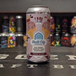 Vault City Brewing Red Berry Waffle Cone Shortcake Triple Scoop