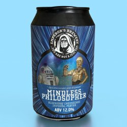 Emperors Brewery, Mindless Philosopher, Blueberry Cheesecake Imperial Porter, 12%, 330ml - The Epicurean