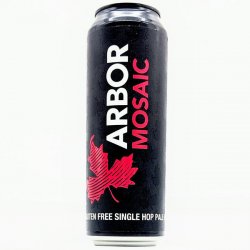 Arbor Ales - Mosaic - 4% Gluten Free Pale - 568ml Can - The Triangle