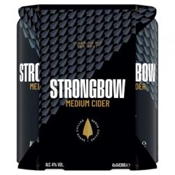 Strongbow Medium Cider 4 x 440ml Cans - Carry Out Off Licence