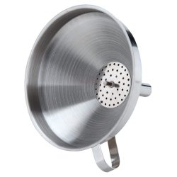 Funnel - Stainless Steel Funnel - 14cm with Filter Disc - Brewbitz Homebrew Shop