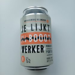 Hofbrouwerij Reijngoud Je lijkt wel een bootwerker Porter - 330ml - 6,6% - GUN Speciaalbieren