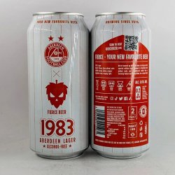 Fierce  1983 ALCOHOL FREE LAGER (ABERDEEN FC COLLAB) 0.5% 440ml
