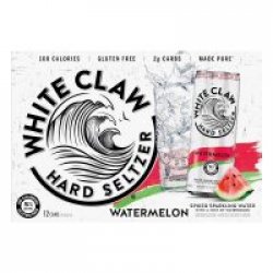 White Claw Watermelon Hard Seltzer 12oz 12pk Cn - Luekens Wine & Spirits