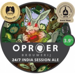 Oproer  247 India Session Ale - Holland Craft Beer