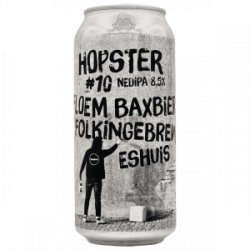 Folkingebrew X Baxbier X Floem – Hopster #10 - Rebel Beer Cans