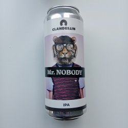 Clandestin Beer Mr. NOBODY Fruity IPA - 500ml - 6,5% - GUN Speciaalbieren