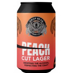 Drop Bear Beer Co. Peach Cut Lager Drop Bear Beer Co. Peach Cut Lager