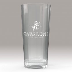 NEW Camerons Lager Glass - Camerons Brewery