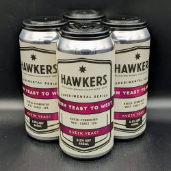 Hawkers From Yeast to West Kveik West Coast Can 4pk - Saccharomyces Beer Cafe