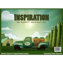 El Segundo Inspiration Hop Harvest IPA 16oz can - Bine & Vine