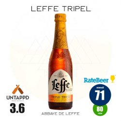 Leffe Tripel 8.5alc 33cl - Dcervezas