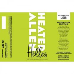 Heater Allen Helles 16oz can - Bine & Vine