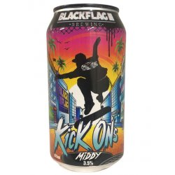 Black Flag Brewing Kick Ons Middy Session Ale 375mL - The Hamilton Beer & Wine Co