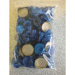 Crown Caps - Blue - waterintobeer