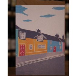 YELLOW AND BLUE HOUSES GIFT CARD - Cork & Cask