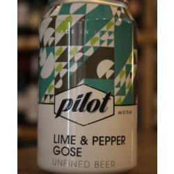 PILOT LIME AND PEPPER GOSE SOUR - Cork & Cask