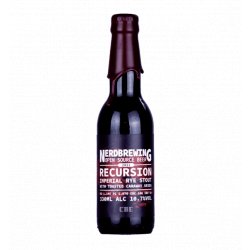 Nerdbrewing Recursion Imperial Rye Stout With Toasted Caraway Seeds - Corona De Espuma