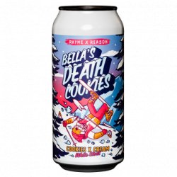 Rhyme & Reason Bellas Death Cookies Cookies & Cream White Stout 440ml - The Beer Cellar