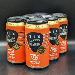 Six Strings TPA (Tropical Pale Ale) Can 6pk - Saccharomyces Beer Cafe