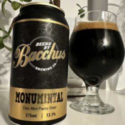 Bacchus Brewing Co.  Monumintal [13.1% Chocolate Mint Imperial Stout] - Red Elephant