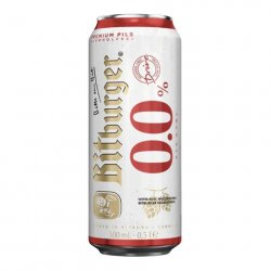 Bitburger Non Alcoholic 0.0% 500mL - The Hamilton Beer & Wine Co