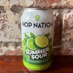 Hop Nation Cucumber and Lime Summer Sour - Otter’s Promise