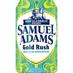 Sam Adams Gold Rush Non-Alcoholic Lager 2412 oz cans - Beverages2u