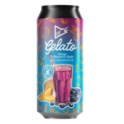 Funky Fluid Gelato: Mango Blueberry Shake