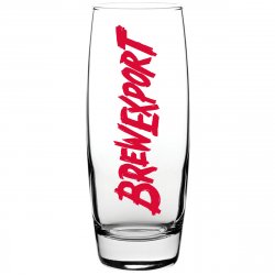 Brew Export UK. Brew Export Glass [Red] - Brew Export