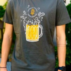 Lázeňský pivovar Luhačovice Pánské tričko s krátkým rukávem,  šedé, vel. L, XL, XXL - Lázeňský pivovar Luhačovice