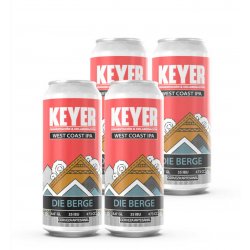 4x Cerveza Keyer Die Berge West Coast IPA 473cc - Portal Voy