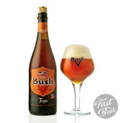 Bia Bush Amber Triple 12% – Chai 750ml – Thùng 6 Chai - First Beer – Bia Nhập Khẩu Giá Sỉ