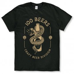 Тениска 100 Beers Snake - 100 Beers