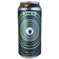 Kicks Brewing Tunnel Vision DDH Hazy IPA 440mL ABV 7.5%  Australian Craft Beer - Hopshop