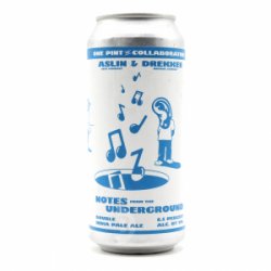 Notes From the Underground, Aslin Beer Company x Drekker Brewing Company - Nisha Craft
