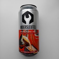 Moersleutel Butterscotch Foundry Whiskey Infused Pastry Stout - 440ml - 13% - GUN Speciaalbieren