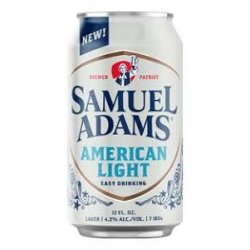 Sam Adams American Light Lager 12 pack12 oz cans - Beverages2u