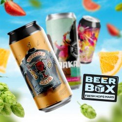 Beer Box Fresh Hops Mars 2025 - 5x44CL & 1x33CL - Drinks Explorer