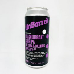 UnBarred Brewery. Blackcurrant Sour IPA [Sour IPA] - Alpha Bottle Shop & Tap