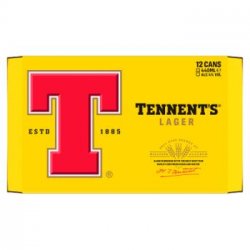 Tennents Lager 12x440ml - Bot Drinks