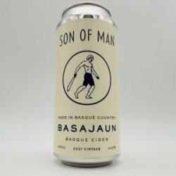 Son of Man Basajaun Chestnut Basque Cider 2021 Can - Bottleworks