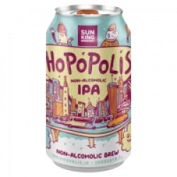 Sun King Hopopolis NA IPA 12oz 6pk Cn - Luekens Wine & Spirits