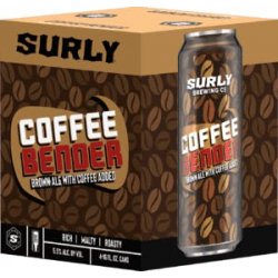 Surly Brewing Co. Coffee Bender 4 pack 16 oz. Can - Kelly’s Liquor